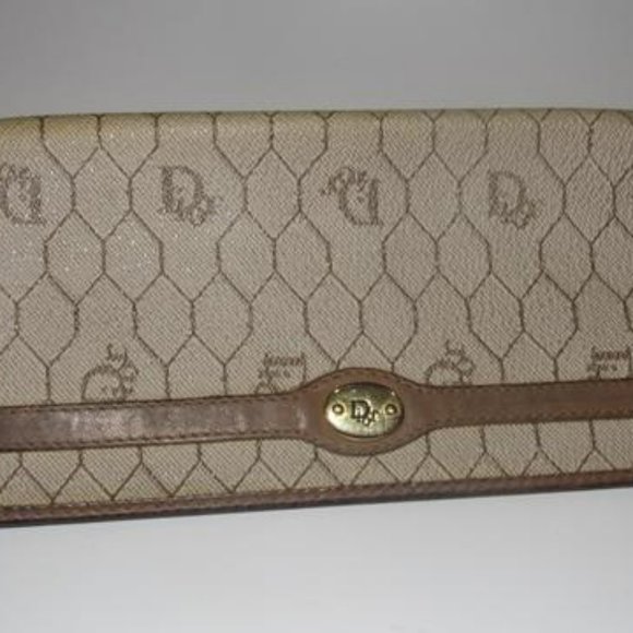 Christian Dior RARE 'Honeycomb' Coated Canvas - Picture 3 of 8